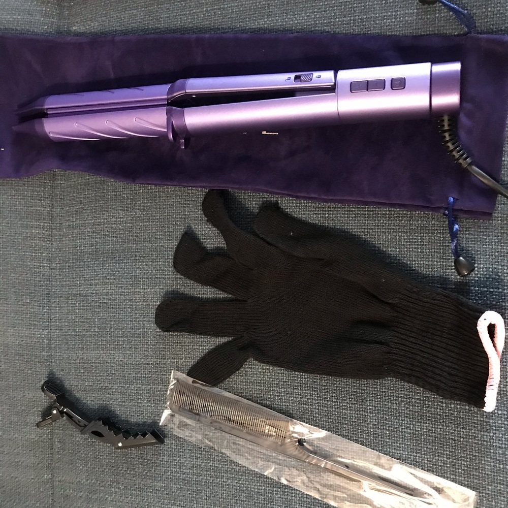 Hair straightener curler combo!